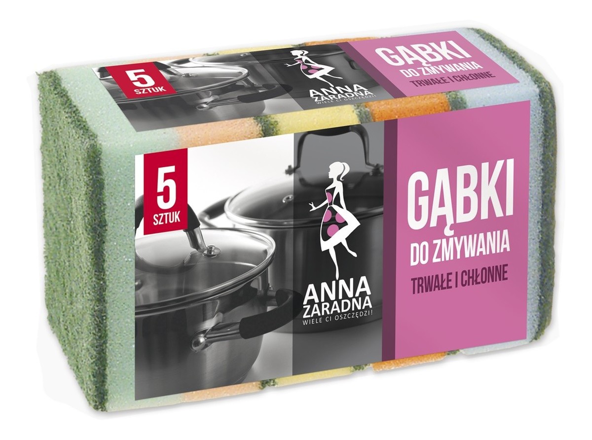 Gąbki do zmywania 5 szt.
