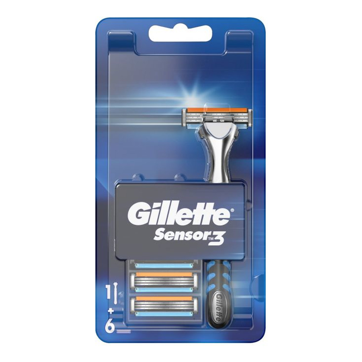 Gillette Sensor3 Maszynka do golenia z wkładami
