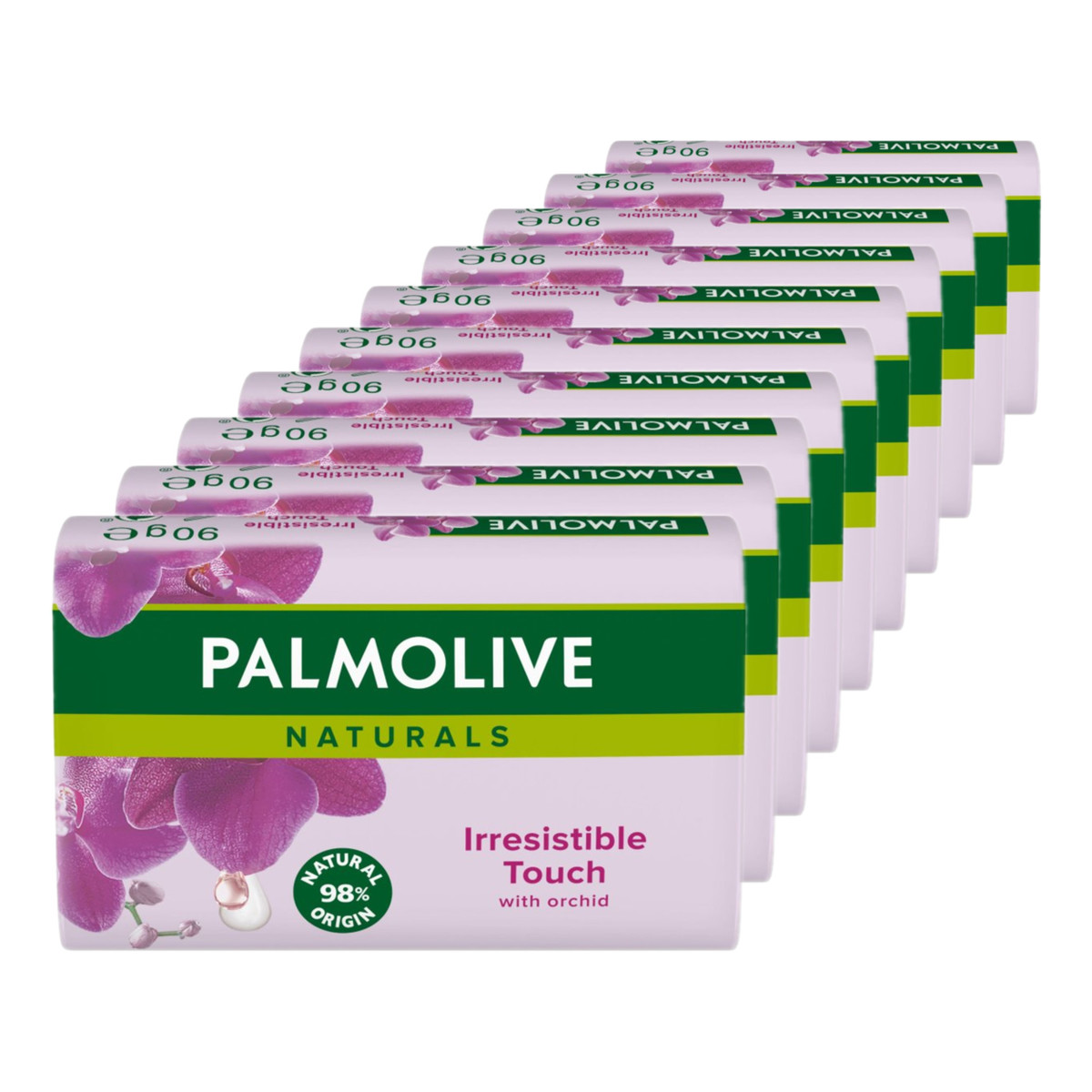 Palmolive Naturals Irresistible Touch Mydło toaletowe 10X90g