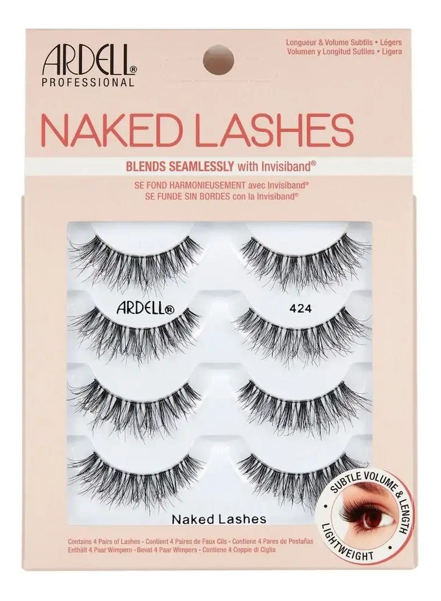 Naked lashes multipack sztuczne rzęsy na pasku 424 black