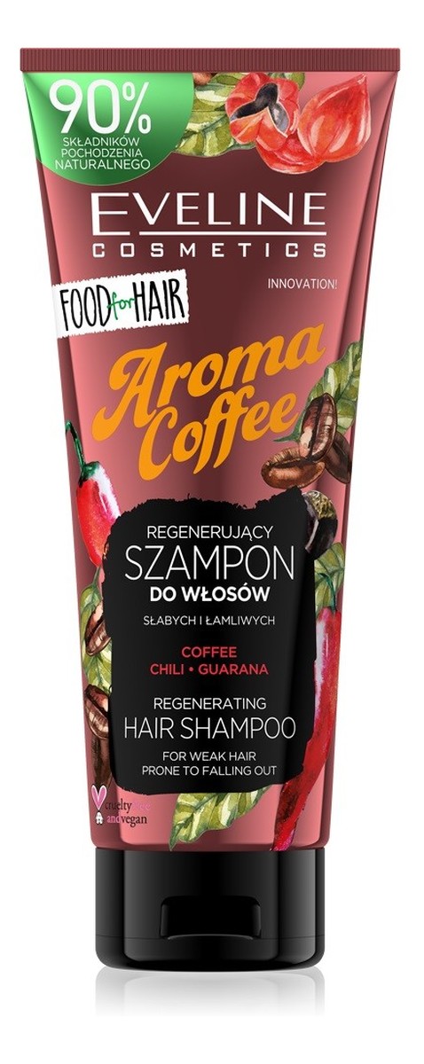 Aroma Coffee Szampon do włosów słabych i łamliwych - regeneracja i wzmocnienie