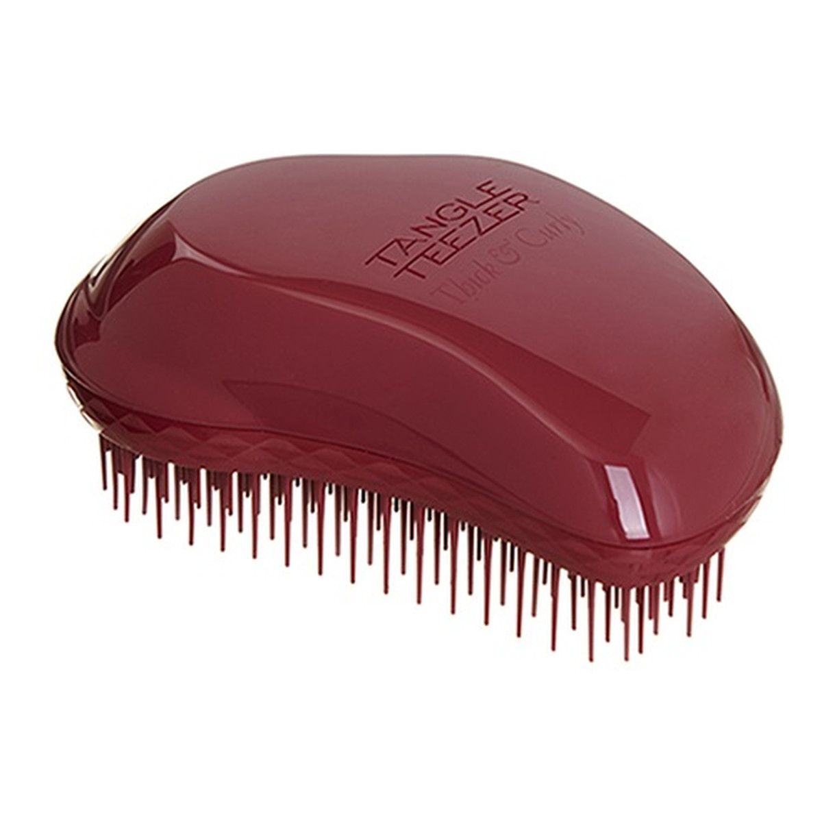 Tangle Teezer Thick and Curly The Original Dark Red Bordowa Szczotka do Włosów Grubych i Kręconych