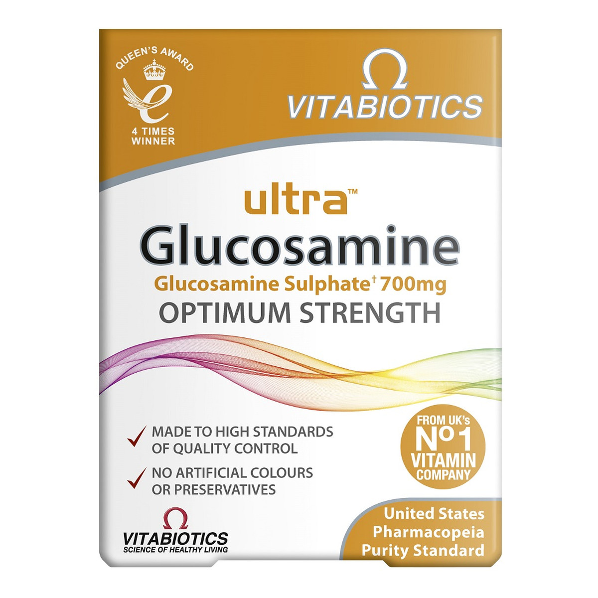 Vitabiotics Ultra glucosamine suplement diety 60 tabletek