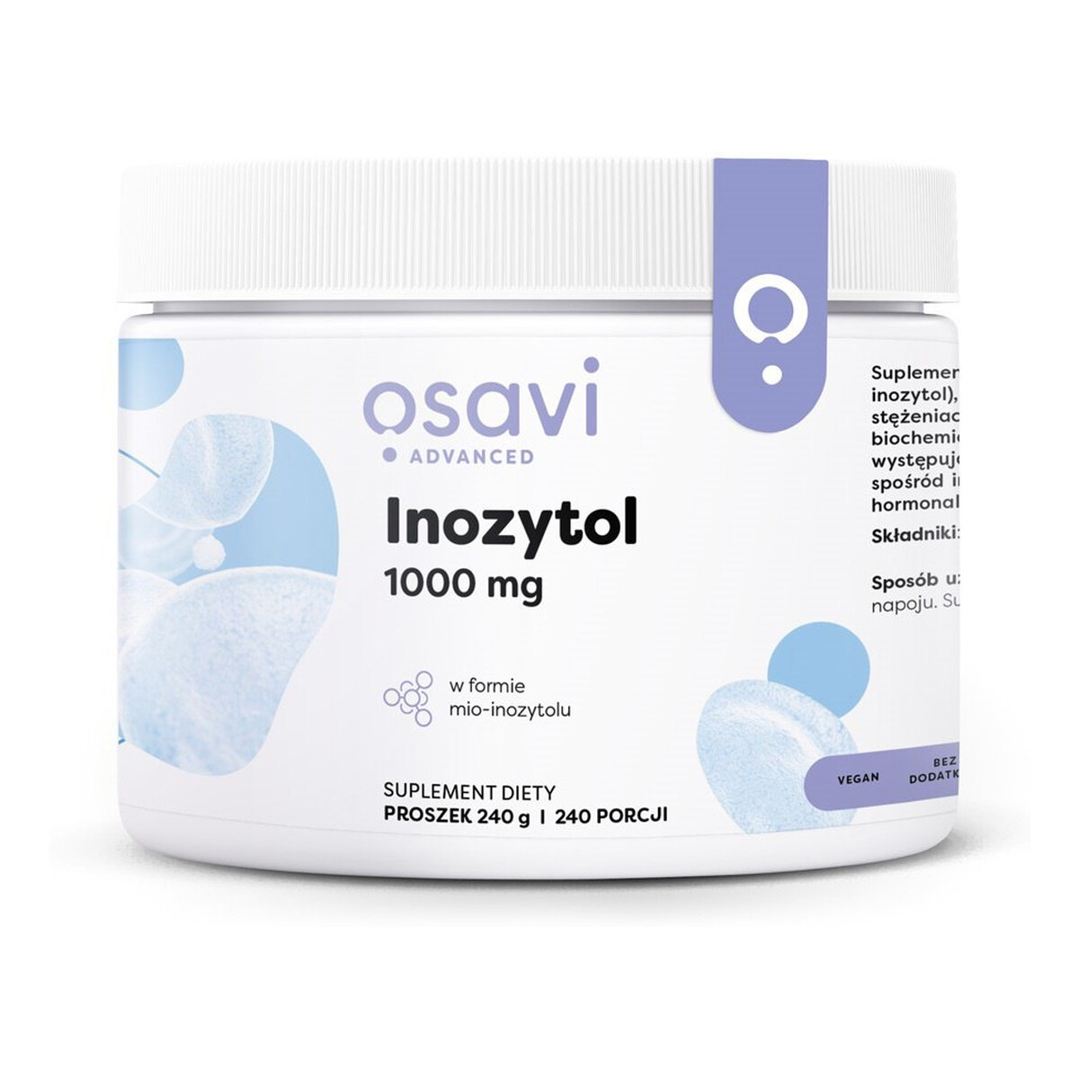Osavi Inozytol suplement diety 240g