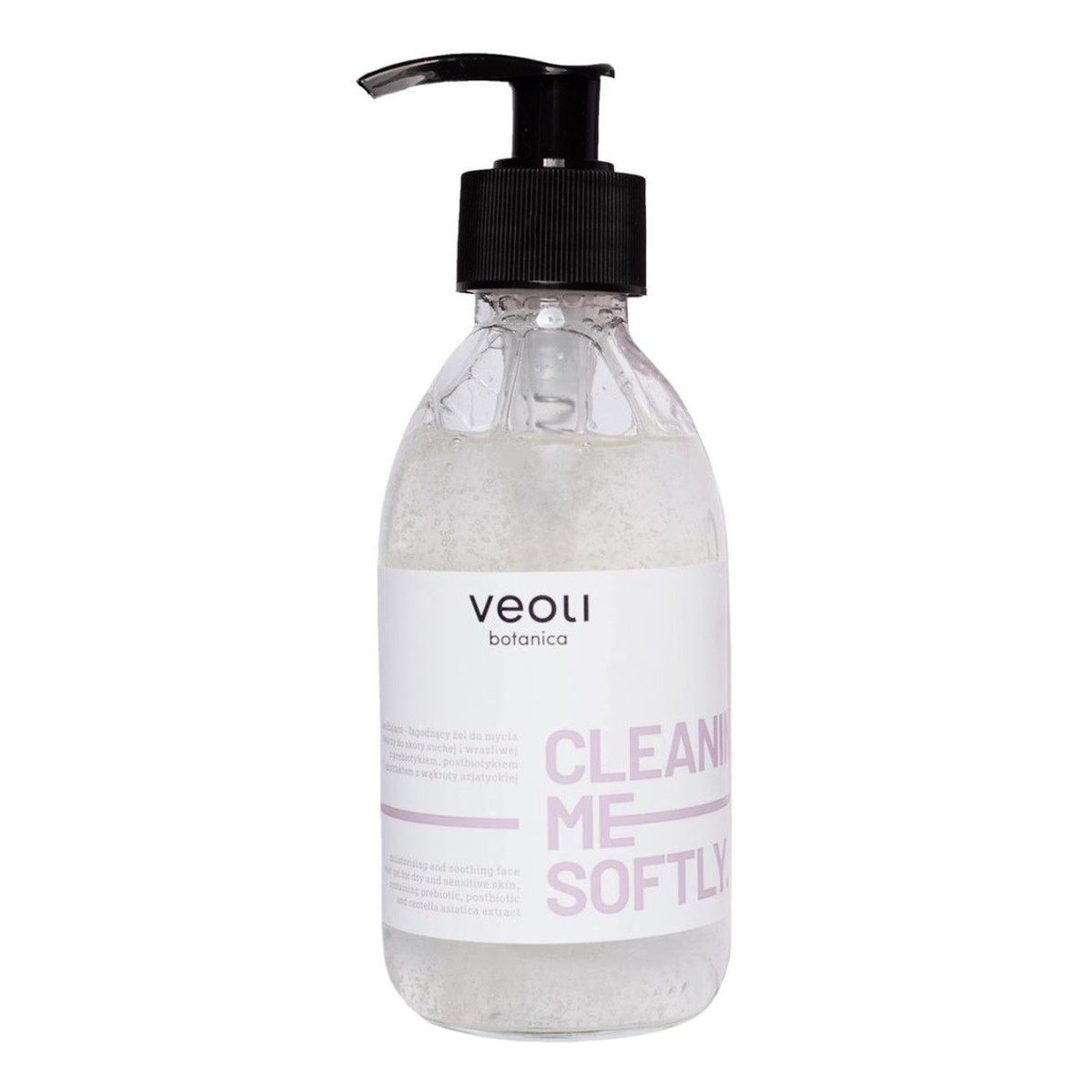 Veoli Botanica Cleaning Me Softly nawilżająco-łagodzący Żel do mycia twarzy 190ml