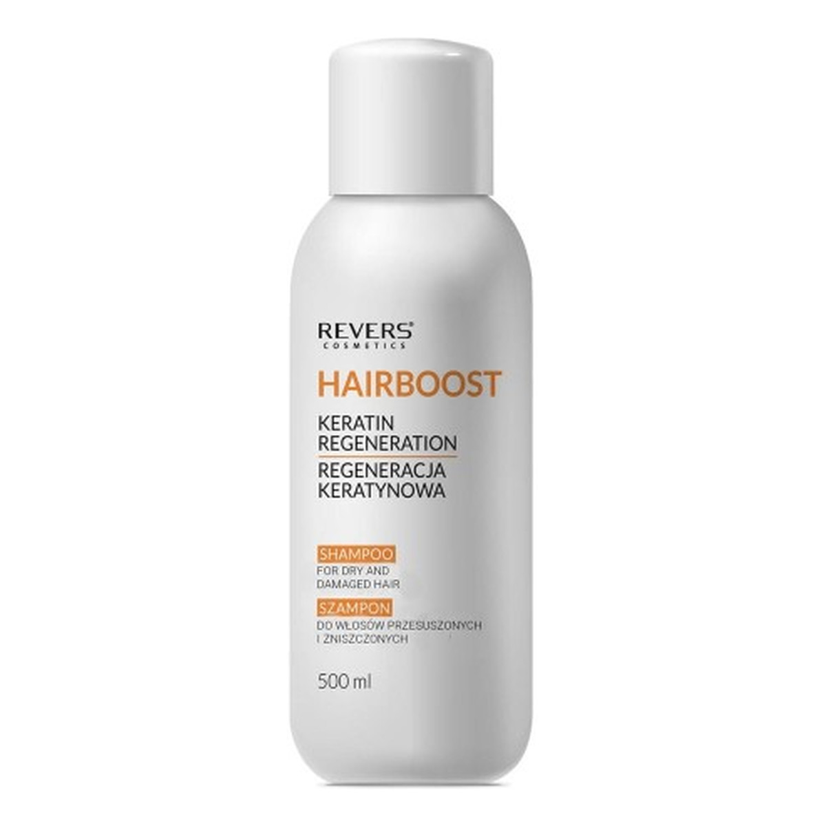 Revers Hairboost Szampon Keratynowy - Regeneracja Włosów Zniszczonych 500ml