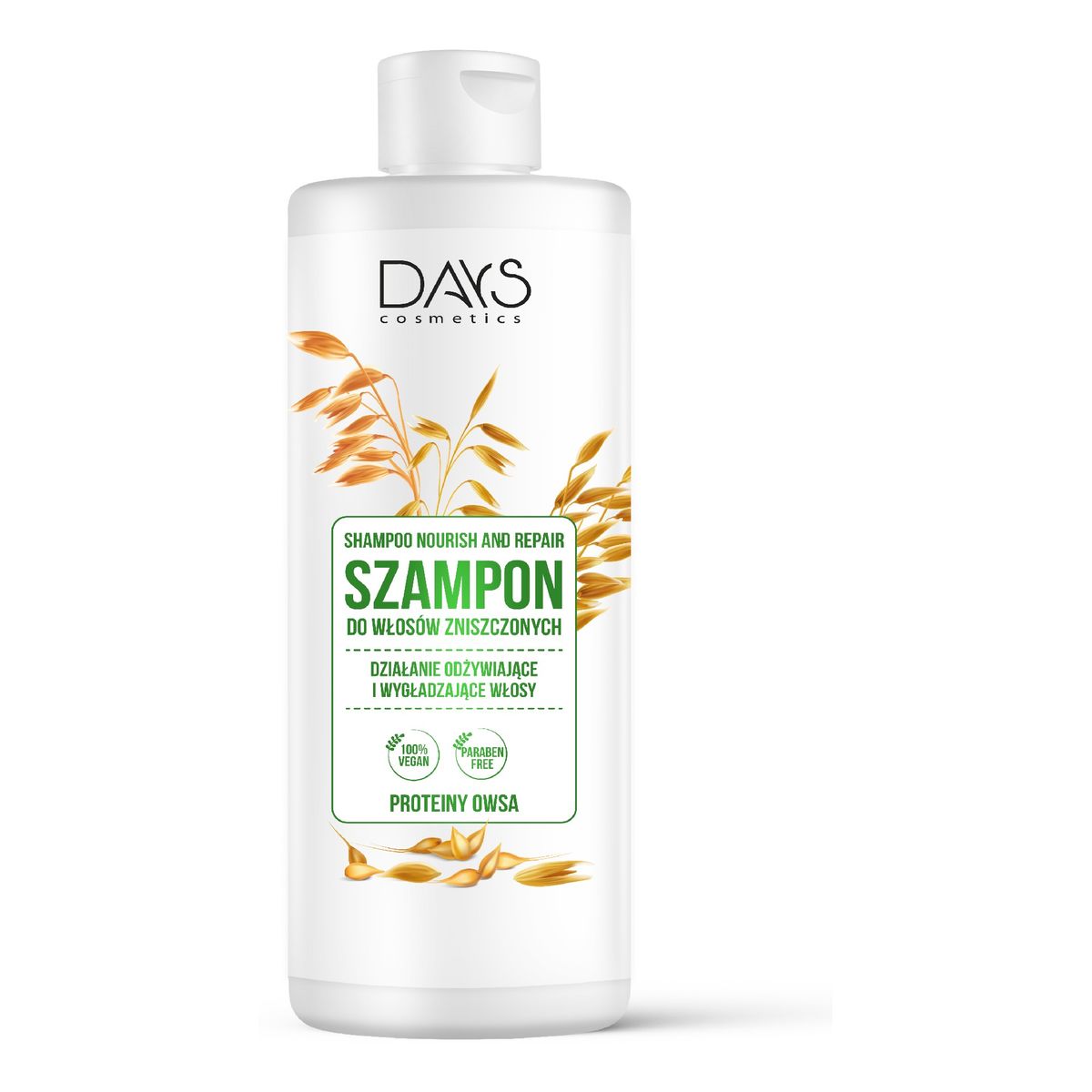 Swit Days cosmetics szampon do włosów z proteinami owsa