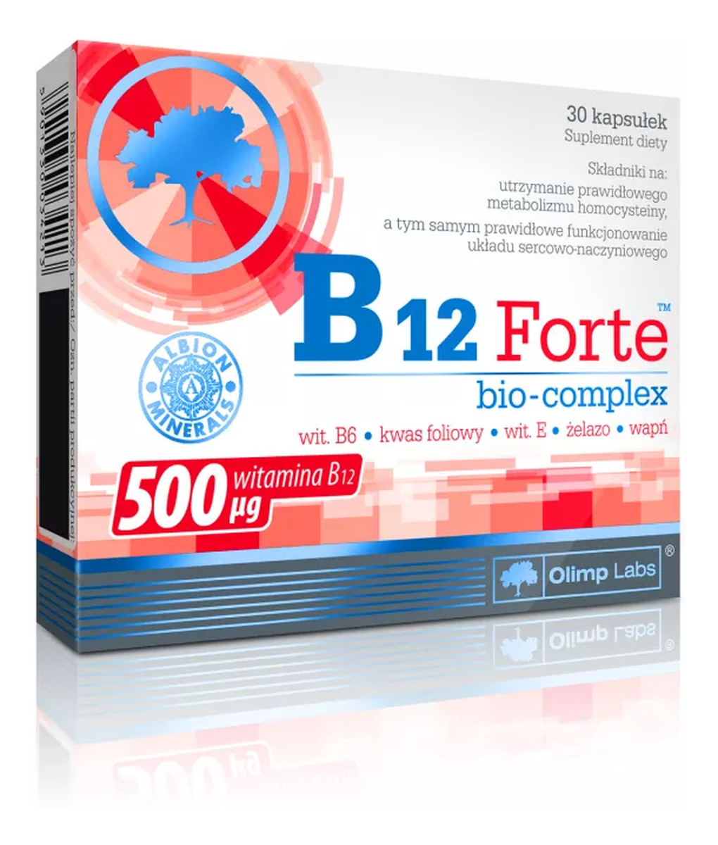 B12 Forte Bio Complex suplement diety 30 kapsułek