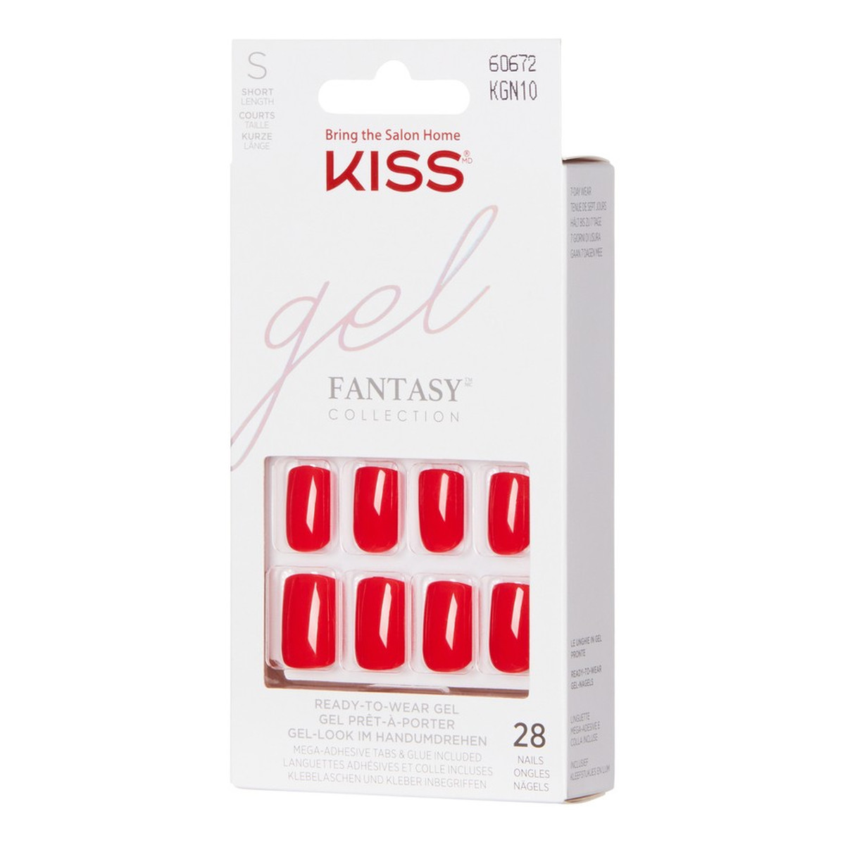 Kiss Sztuczne paznokcie gel fantasy-whatever (rozmiar s) 1op.(28szt)
