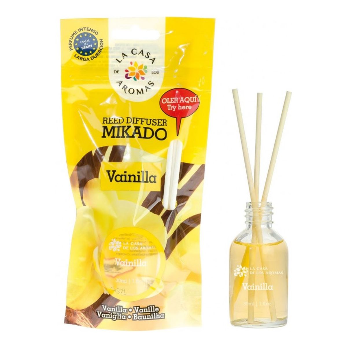 La Casa De Los Aromas Olejek aromatyczny z patyczkami Wanilia 30ml