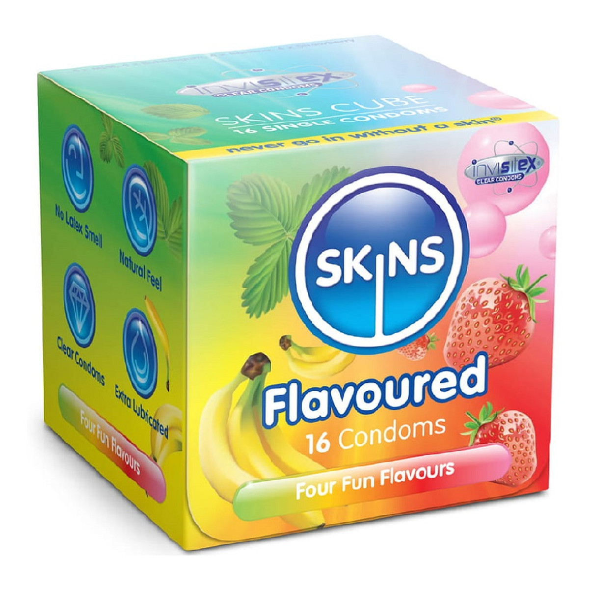 Skins Flavoures condoms smakowe prezerwatywy 16szt.