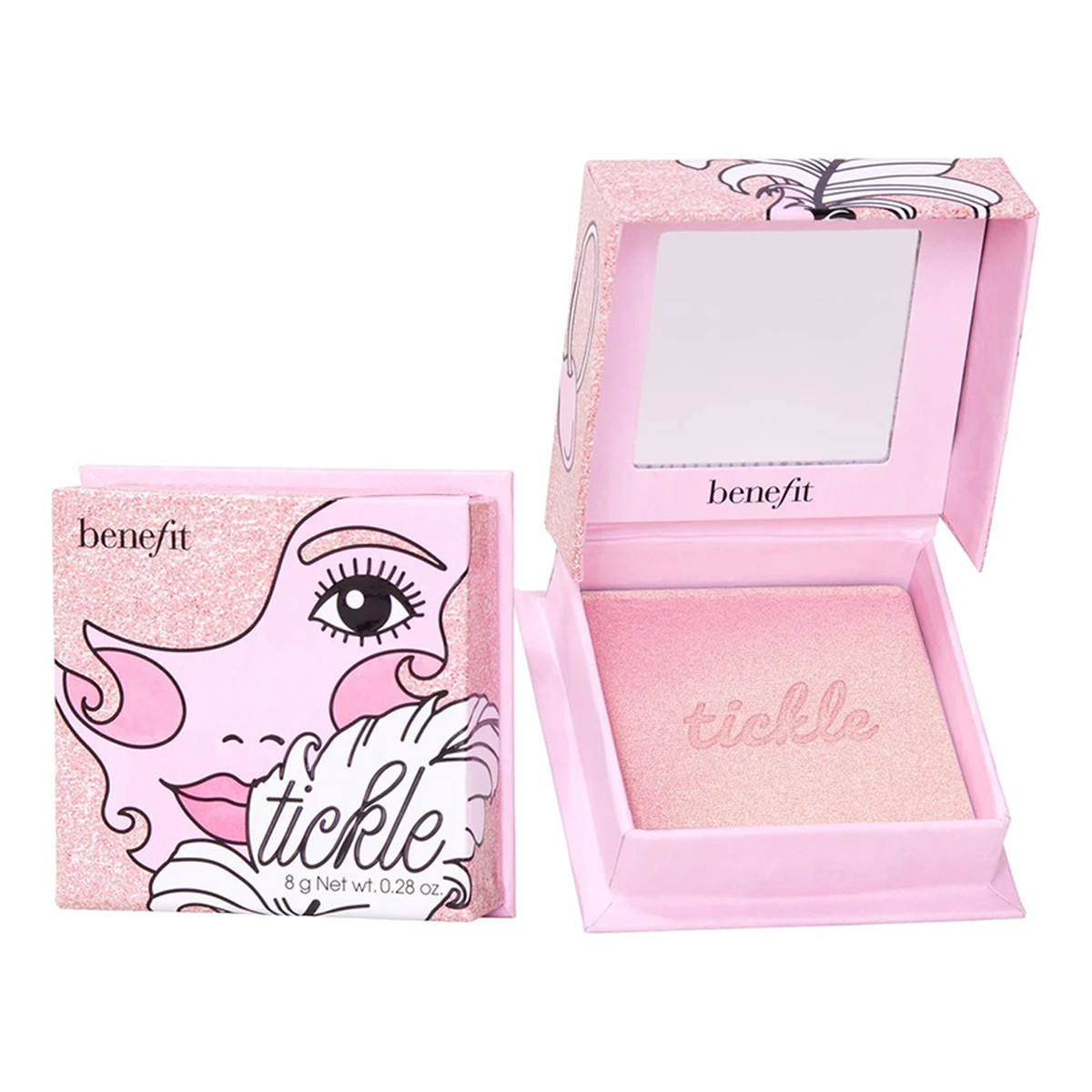 Benefit Tickle Golden Pink rozświetlacz do twarzy 8g