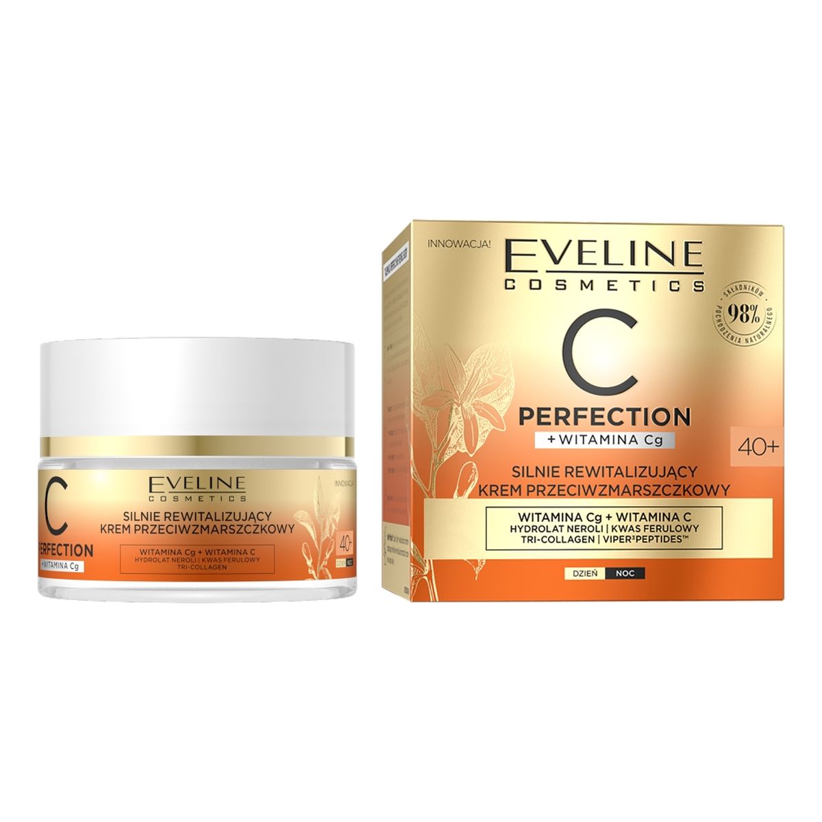 Eveline C-Perfection Rewitalizujący krem przeciwzmarszczkowy 40+ 50ml