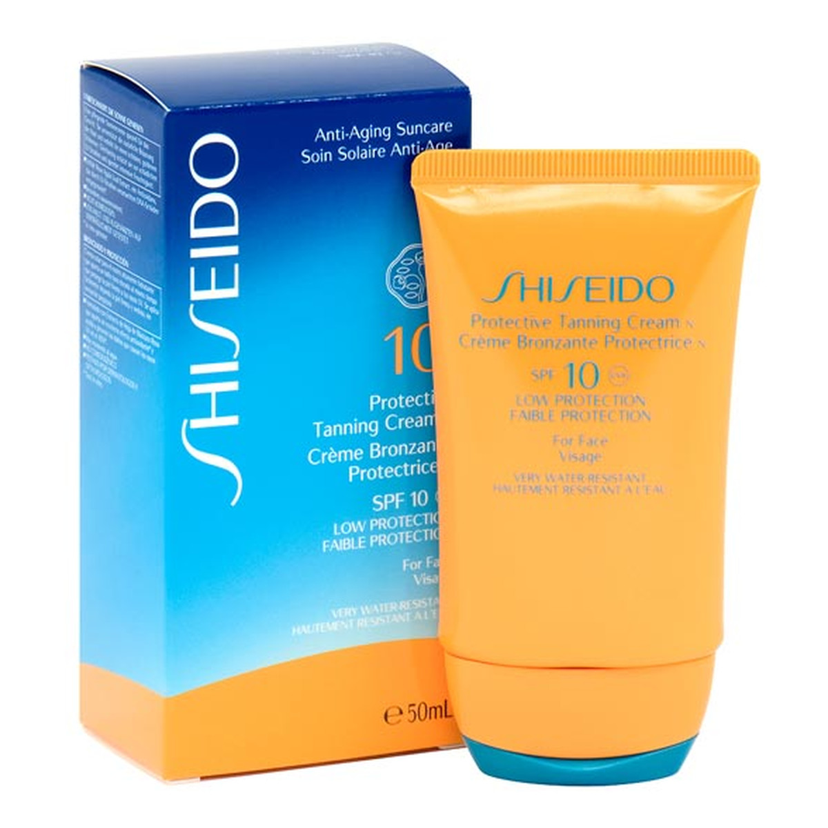 Shiseido Protective Tanning Cream SPF10 Krem ochronny z filtrem do opalania 50ml