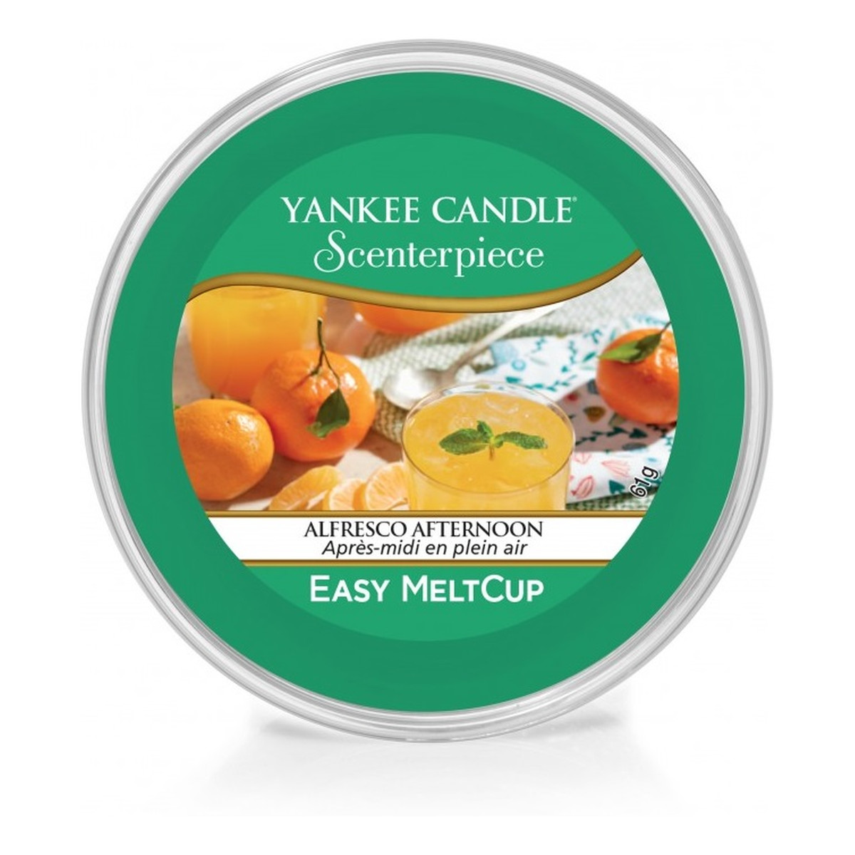 Yankee Candle Scenterpiece Easy Melt Cup wosk do elektrycznego kominka Alfresco Afternoon 61g