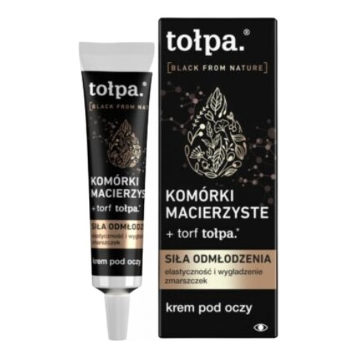 Tołpa Black From Nature Krem pod oczy Siła odmłodzenia 10ml