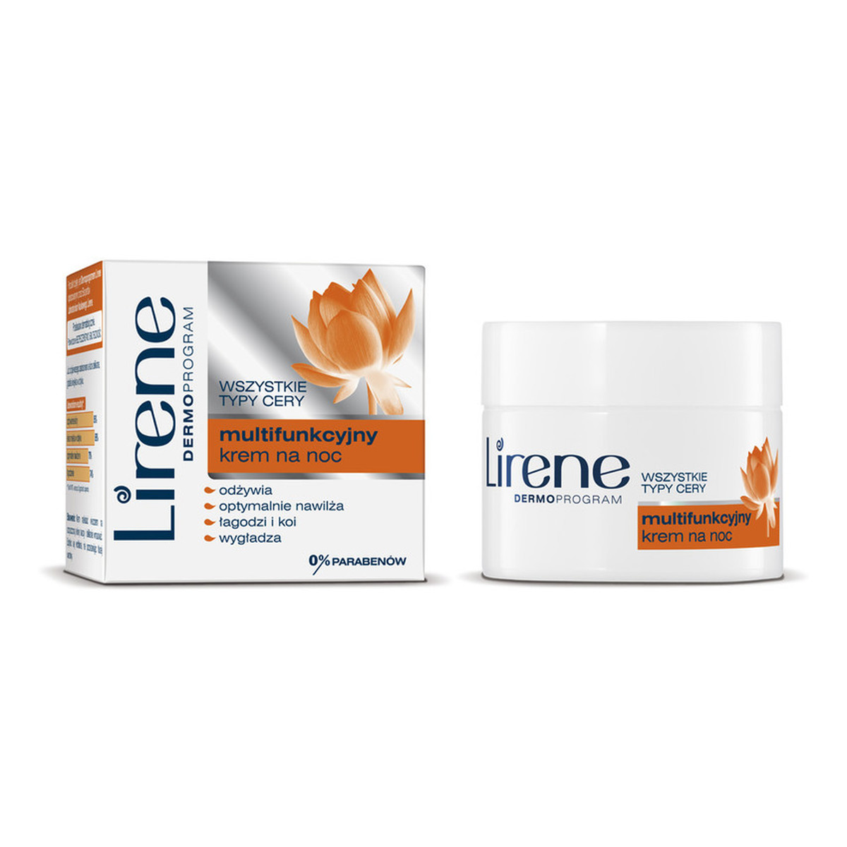 Lirene Wszystkie Typy Cery Dermo Program Multifunkcyjny Krem Na Noc 50ml