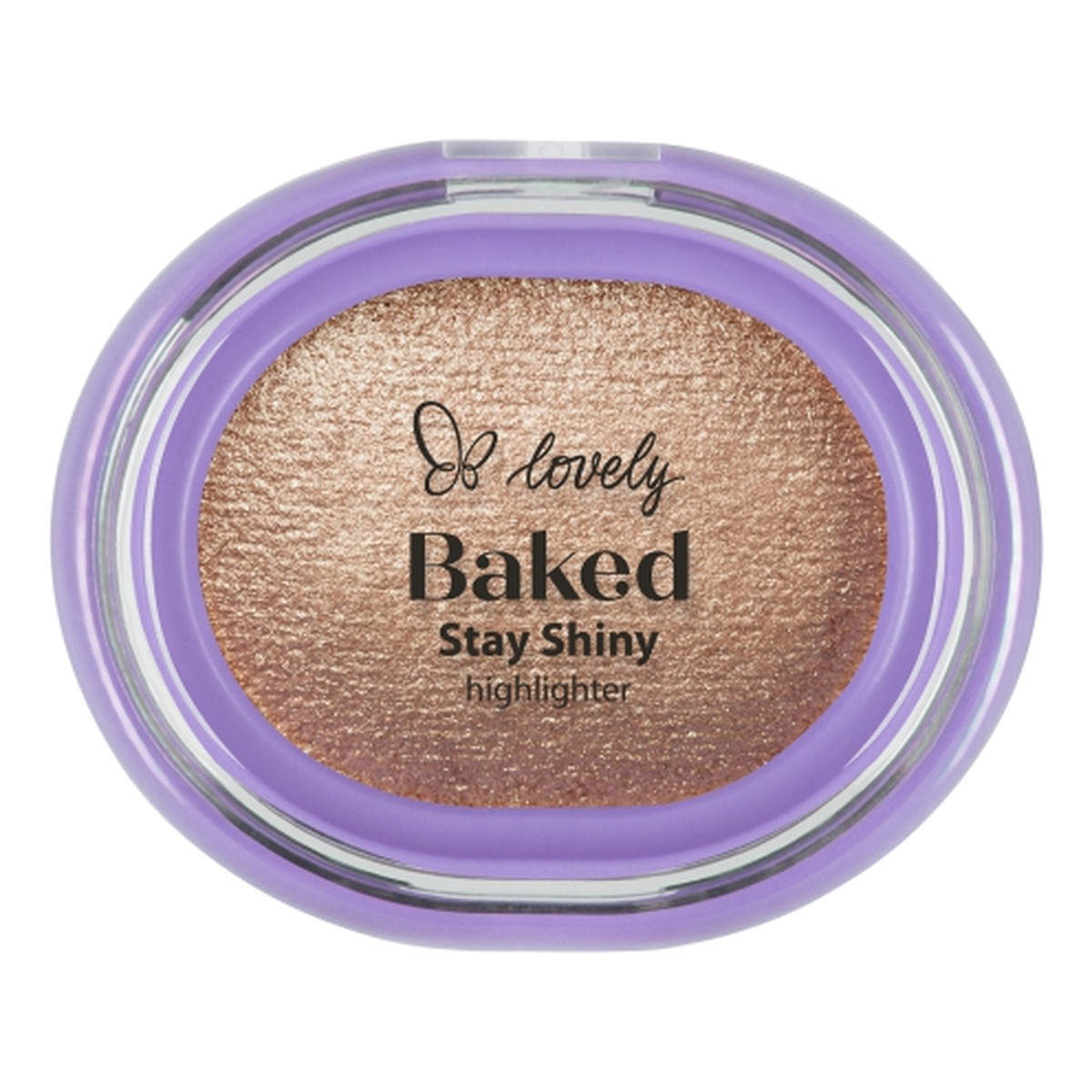 Lovely Baked Stay Shiny Highlighter wypiekany rozświetlacz do twarzy