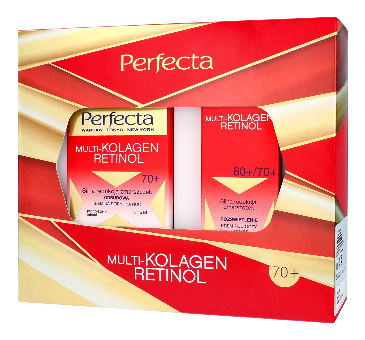 Zestaw Prezentowy Multikolagen Retinol Krem do twarzy + Krem pod oczy 70+