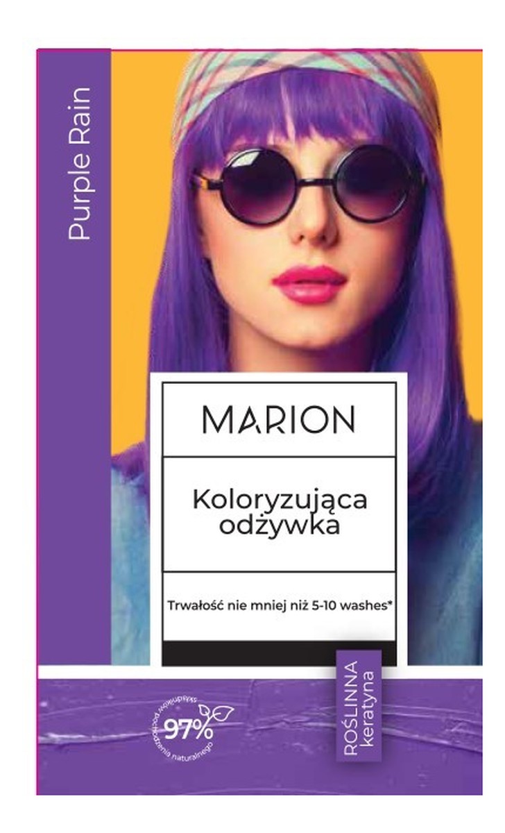 Odżywka koloryzująca do włosów (5-10 myć)-purple rain