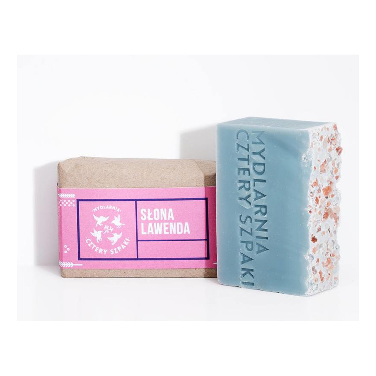 Mydlarnia Cztery Szpaki Mydło Słona Lawenda z solą himalajską 110g