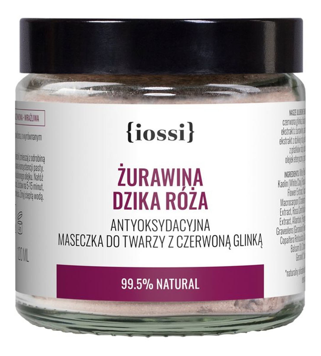 Antyoksydacyjna Maseczka Do Twarzy Z Czerwoną Glinką