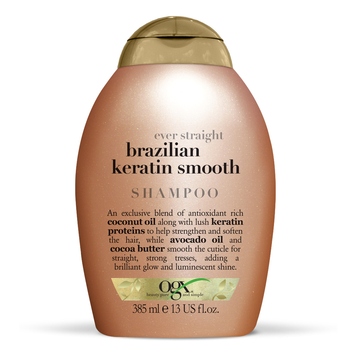 Organix Brazilian Keratin Smooth Szampon wygładzający z brazylijską keratyną 385ml