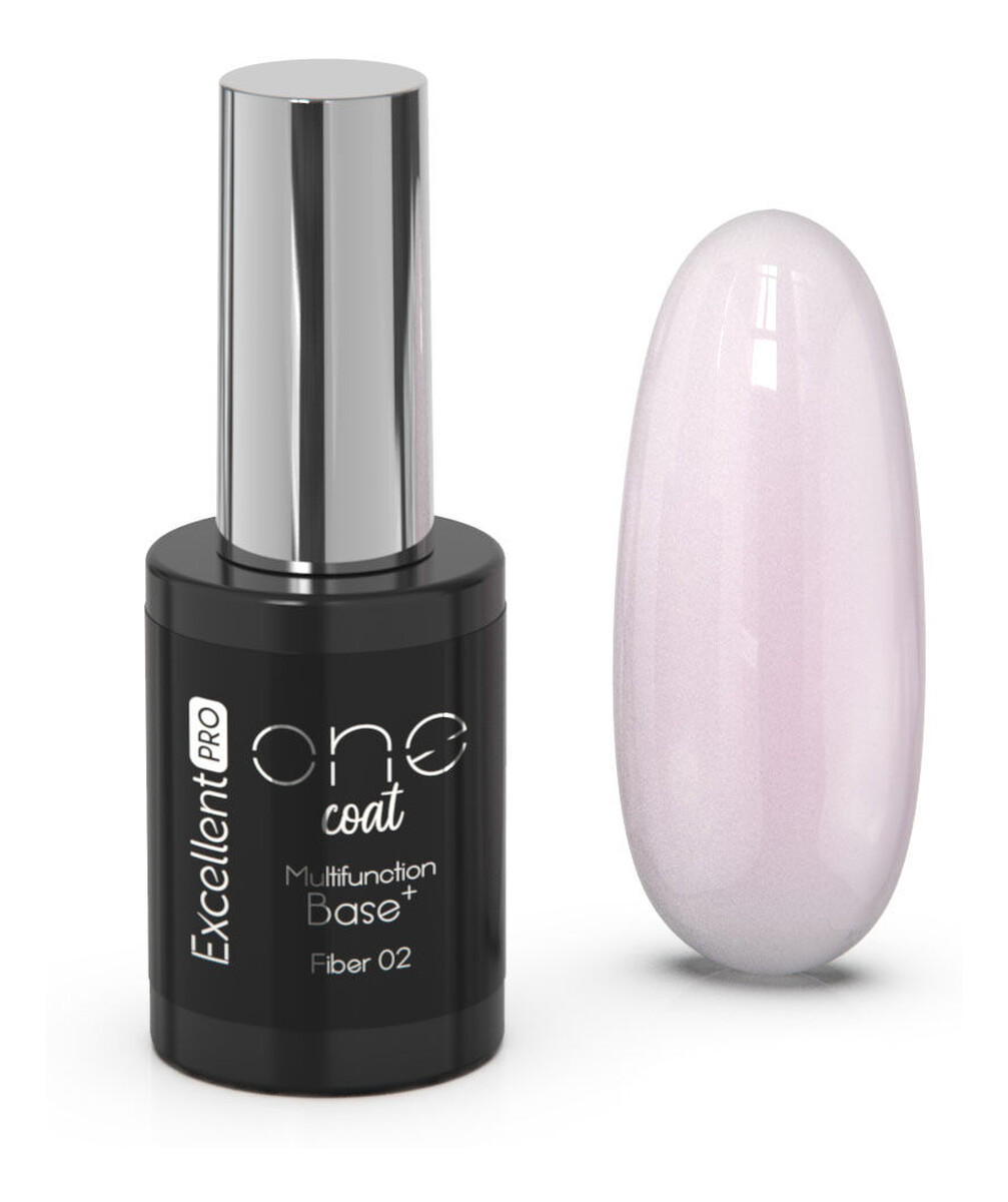 One coat multifunction fiber base baza hybrydowa z włóknami delicate pink