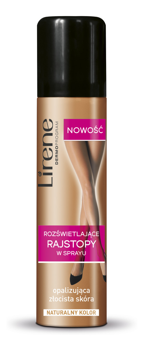Rozświetlające rajstopy w sprayu Naturalny kolor
