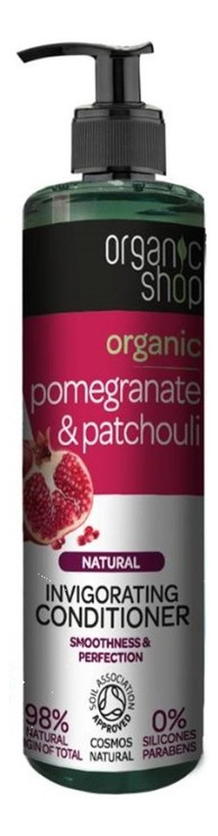 Balsam orzeźwiający do włosów Organiczny Granat & Paczula