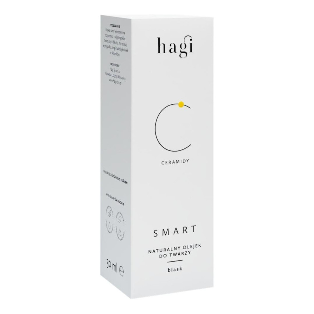 Hagi Smart C Naturalny olejek do twarzy dodający blasku z ceramidami 30ml