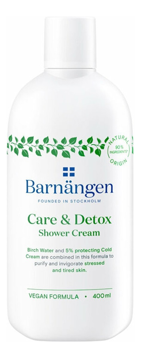 Care & Detox Shower Cream kremowy żel pod prysznic z wodą brzozową