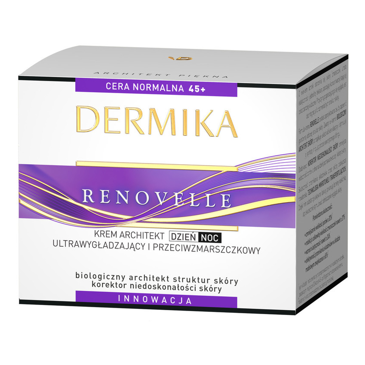 Dermika Renovelle 45+ Krem Architekt Ultrawygładzający i Przeciwzmarszczkowy 50ml