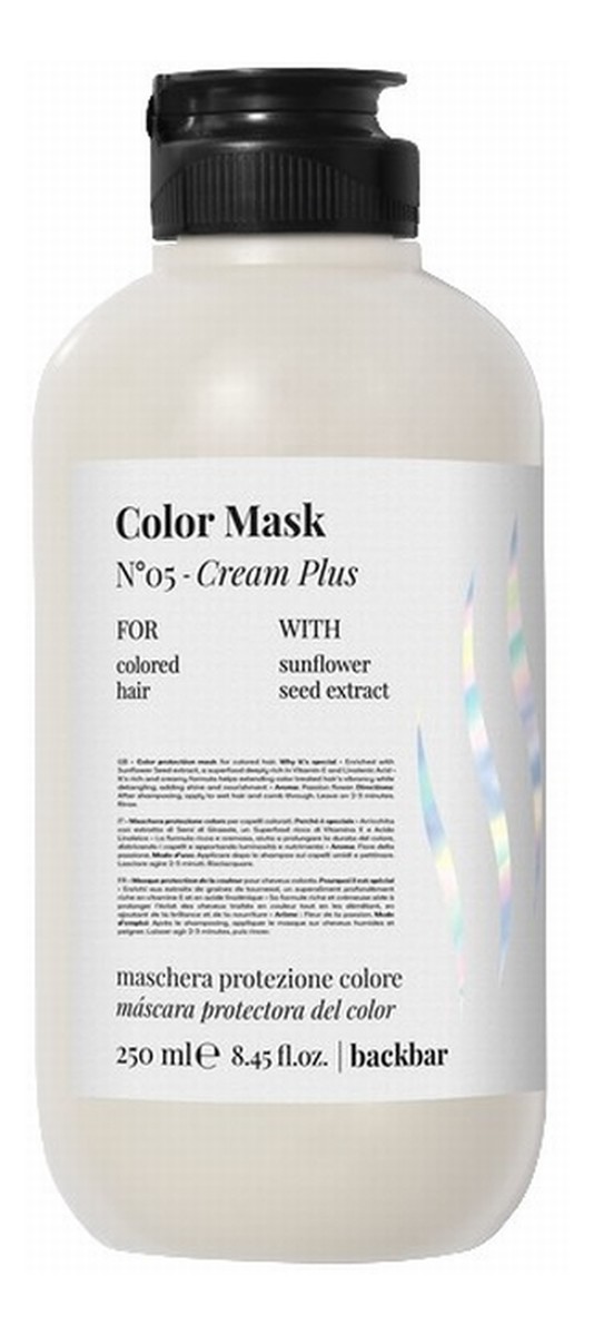 Color mask no.05 maska chroniąca kolor włosów farbowanych