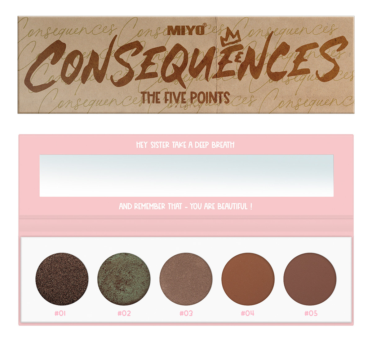 The Five Points Palette Paleta cieni do powiek Consequences