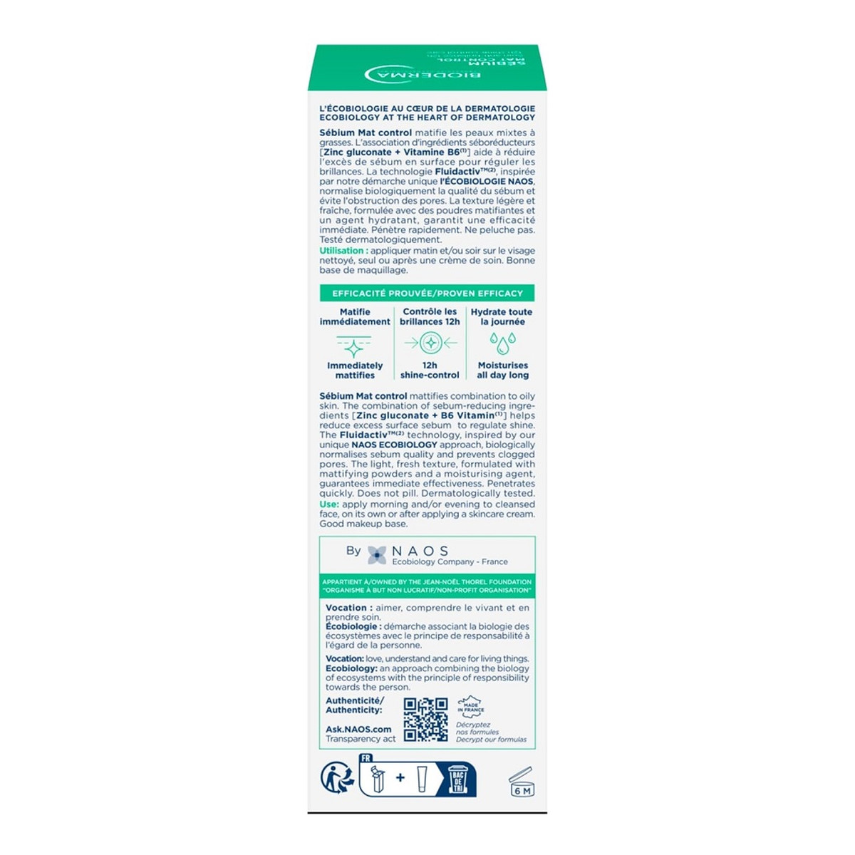 Bioderma Sebium Mat Control krem matujący 30ml