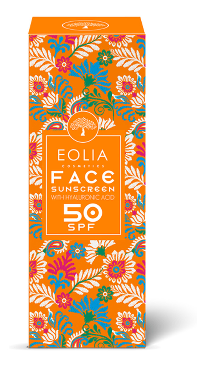 krem do twarzy SPF 50 z kwasem hialuronowym