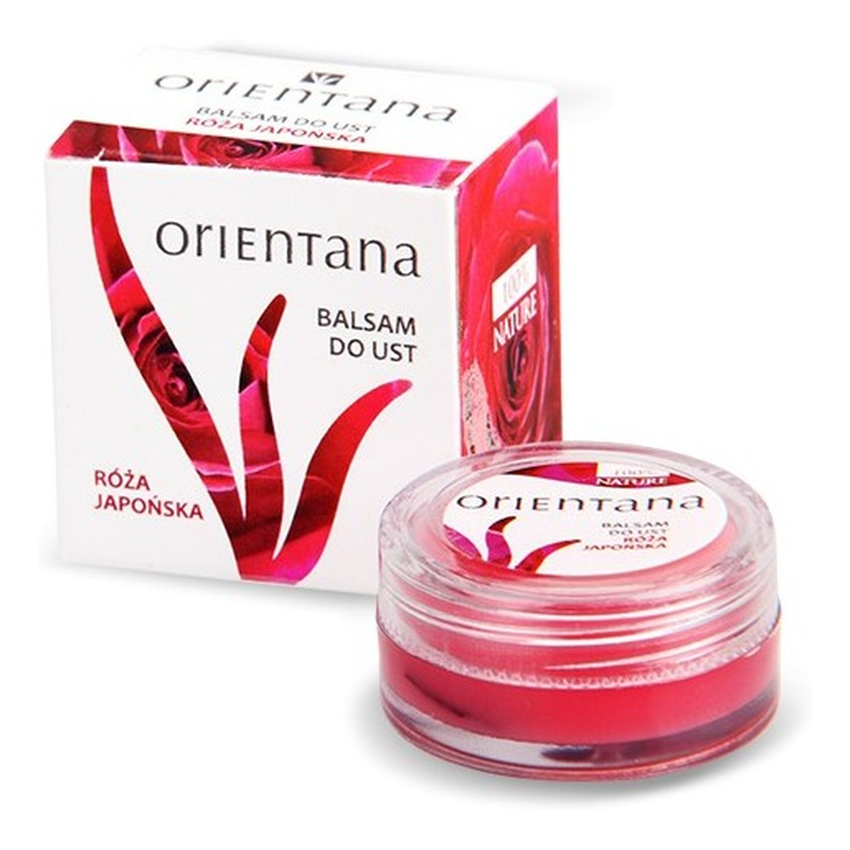 Orientana Balsam Do Ust Róża Japońska 8g
