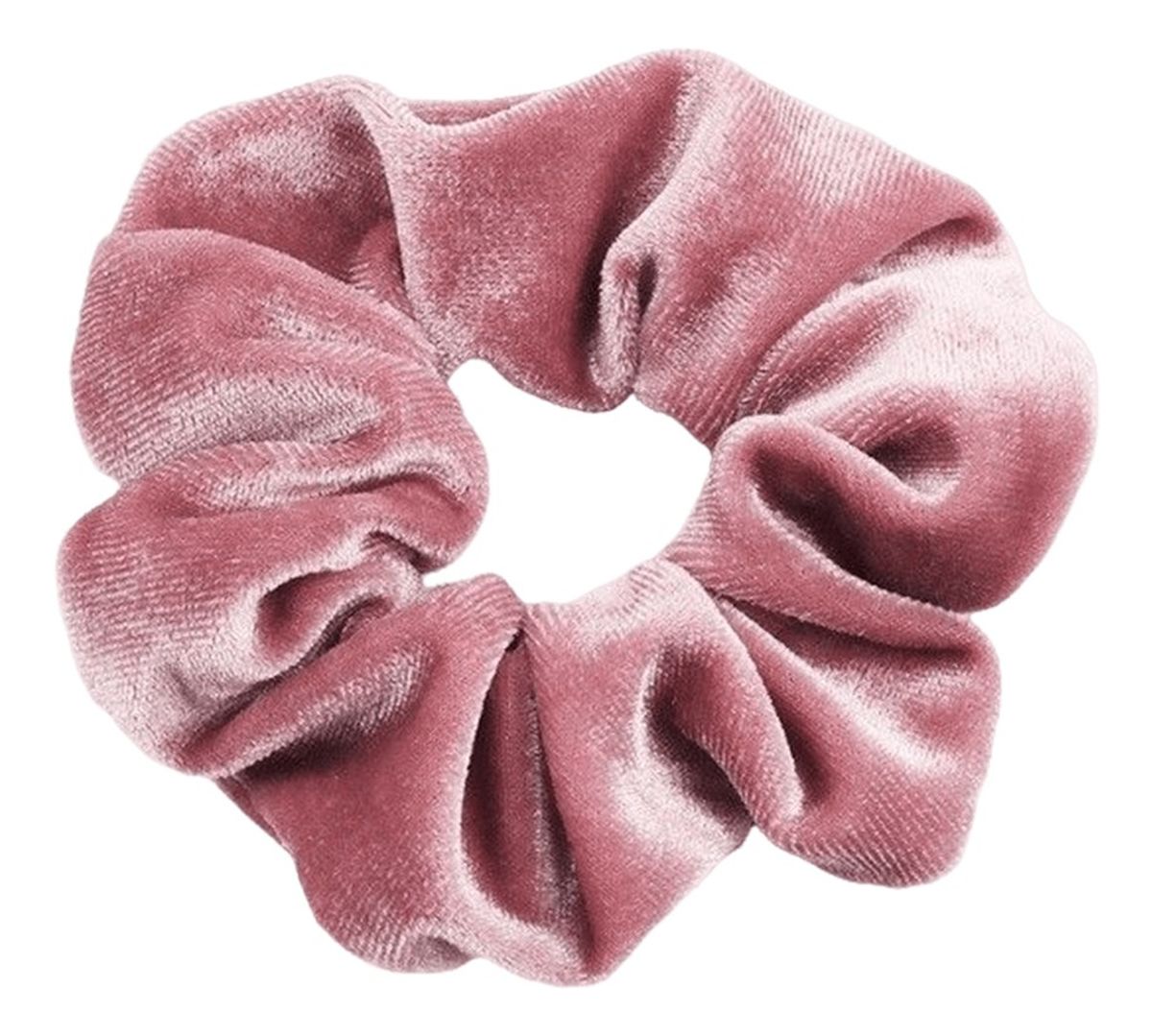 Gumka-frotka do włosów typu "Scrunchie" - różowa