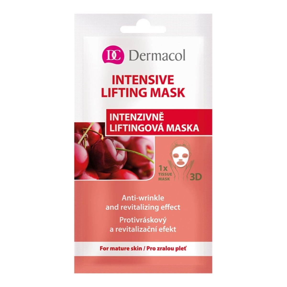 Dermacol 3D Intensive Lifting Mask liftingująca maseczka do twarzy na tkaninie 15ml