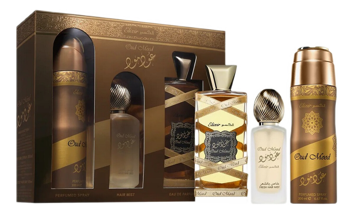 Zestaw woda perfumowana spray 100ml + mgiełka do włosów 50ml + dezodorant spray 200ml