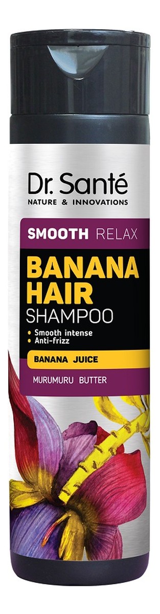 Banana hair shampoo wygładzający szampon do włosów z sokiem bananowym