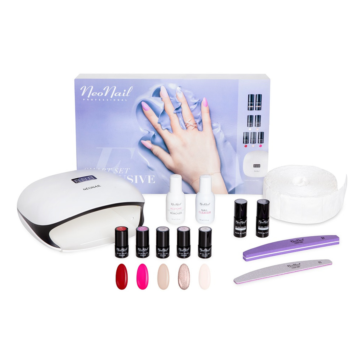 NeoNail Smart Set Exclusive zestaw do manicure hybrydowego 50ml
