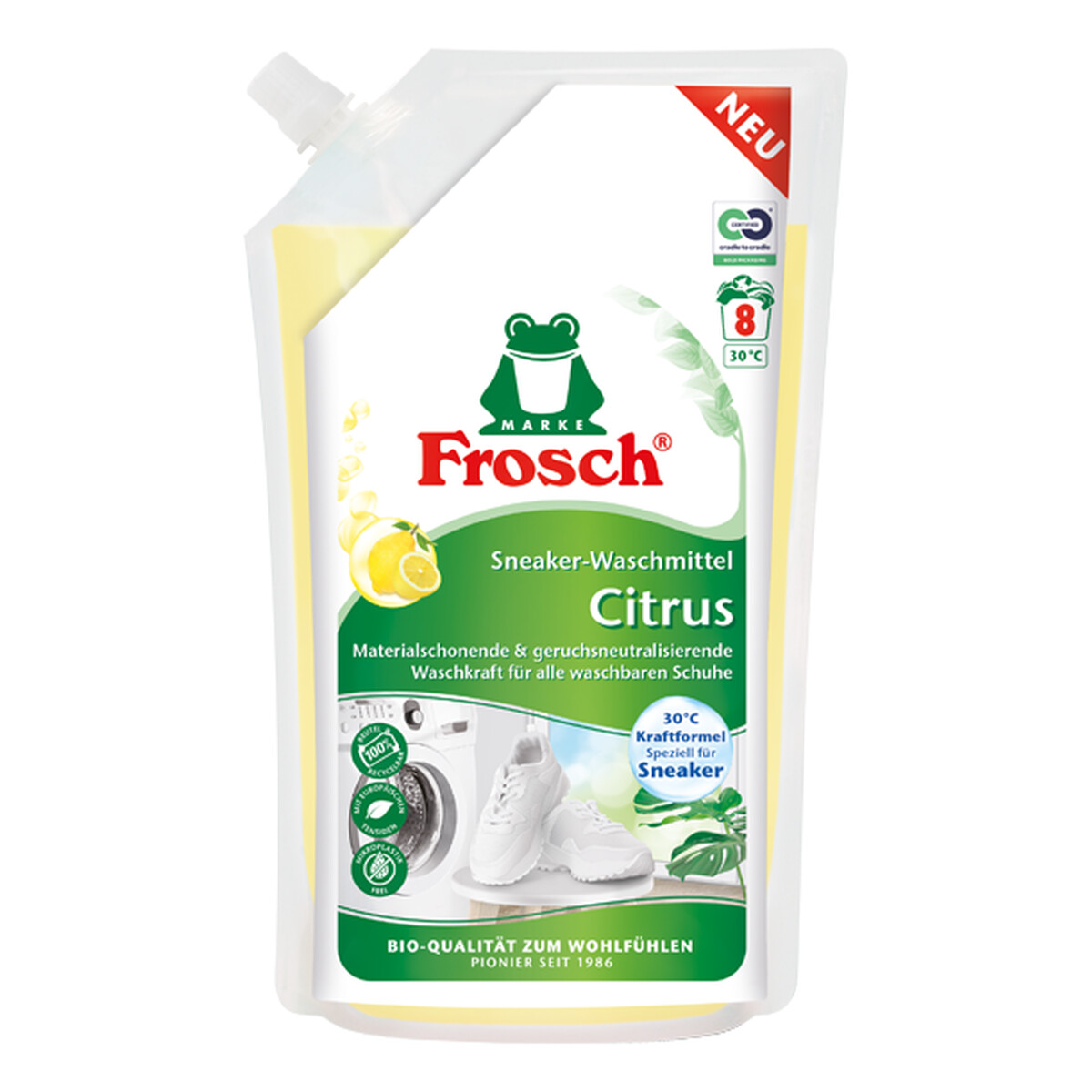 Frosch Citrus Płyn do prania obuwia sportowego 480ml