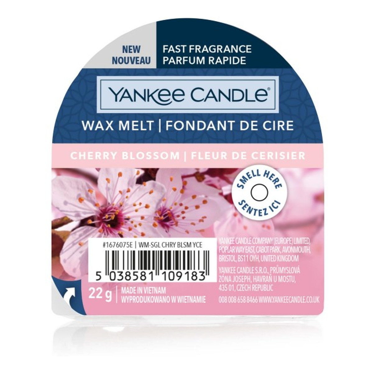 Yankee Candle Wax melt wosk zapachowy cherry blossom 22g
