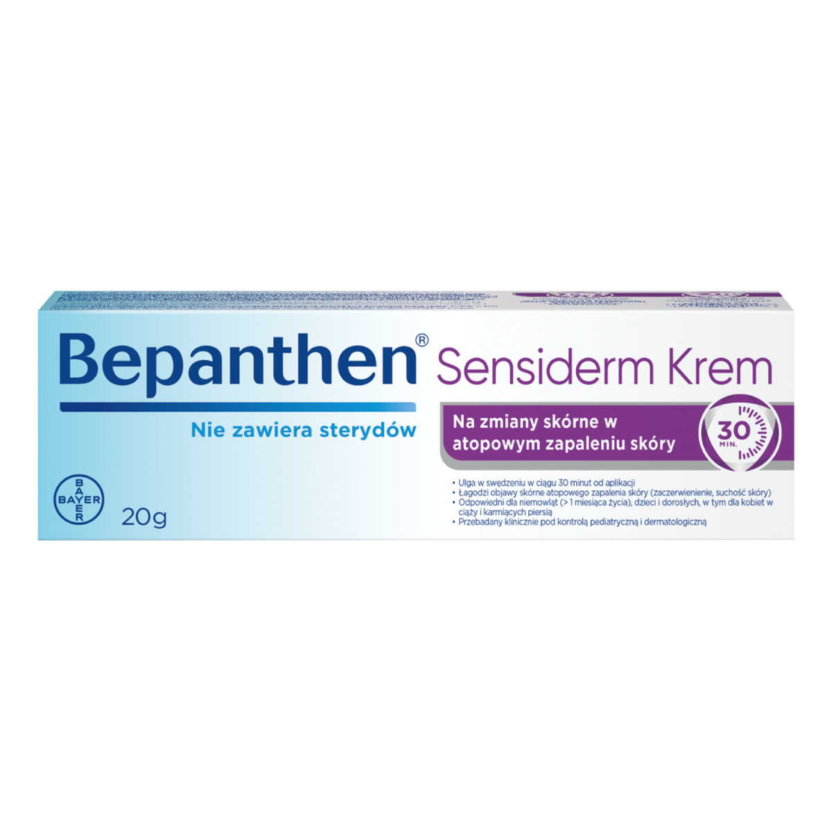 Bepanthen Sensiderm krem na atopowe zapalenie skóry 20g