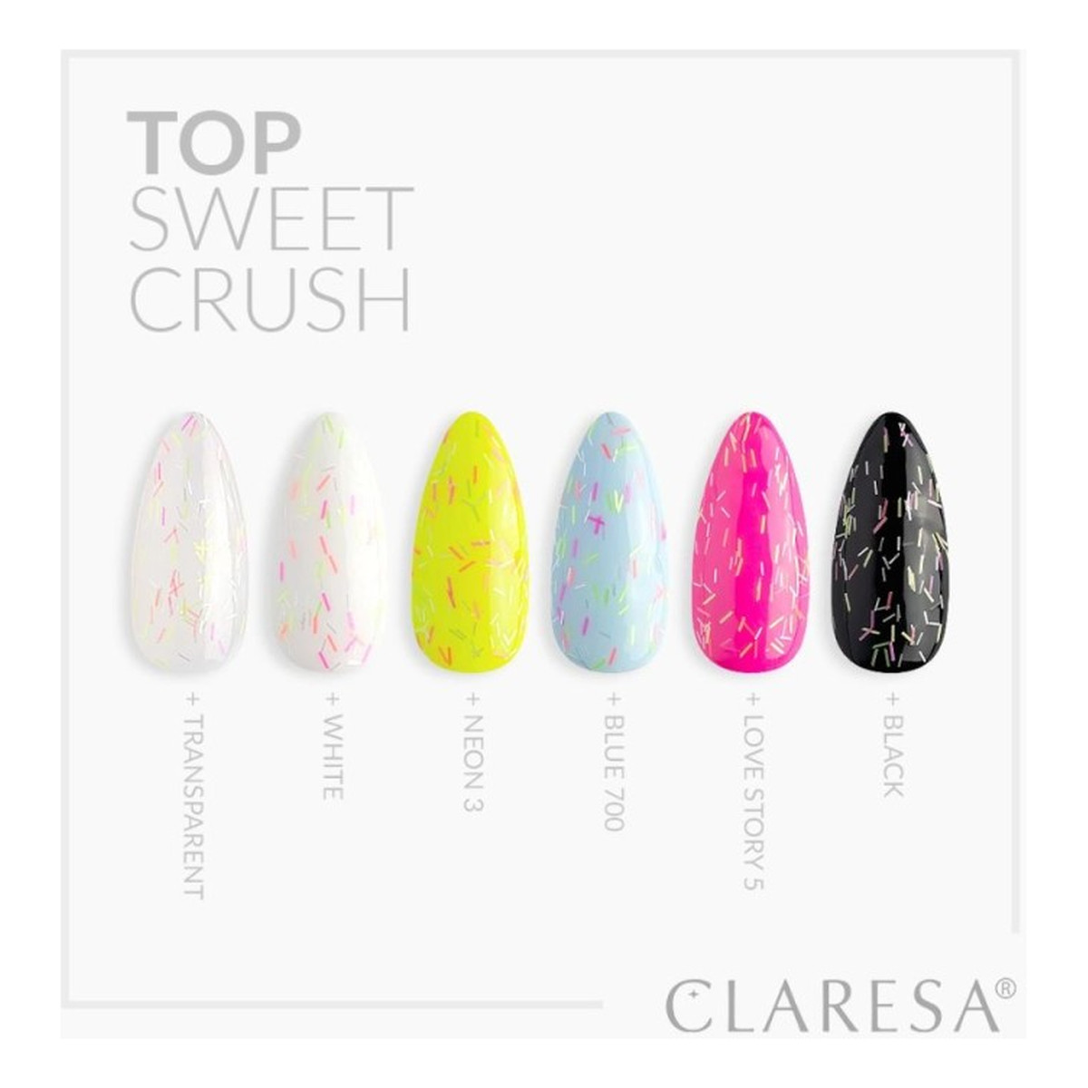 Claresa Sweet Crush No Wipe Top Hybrydowy 5g