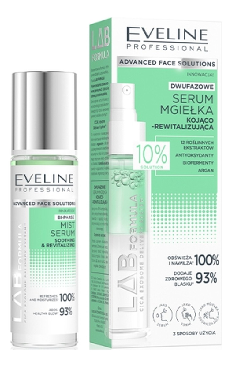 dwufazowe serum mgiełka kojąco rewitalizująca