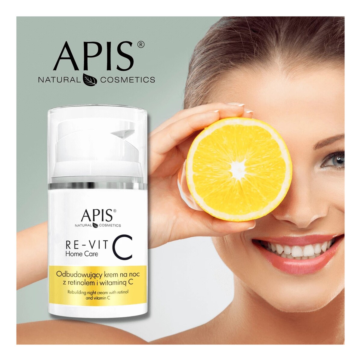 Apis Re-Vit C Home Care Home Care Odbudowujący krem na noc z retinolem i witaminą C 50ml