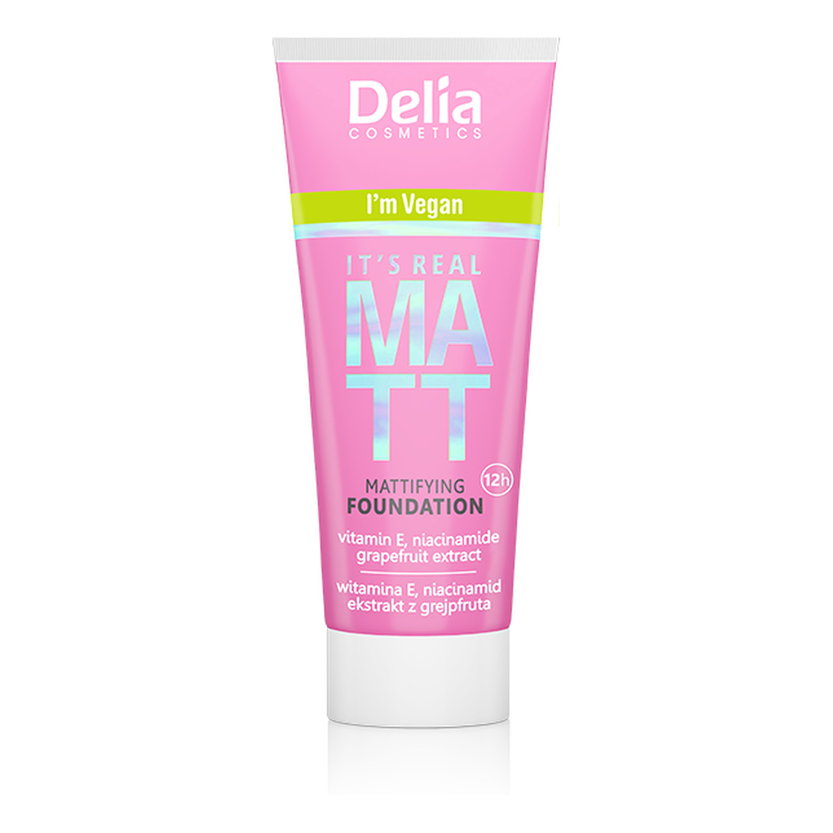 Delia It's Real Matt Podkład matujący odżywczo-nawilżający 30ml